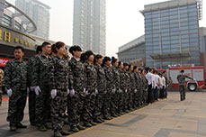 御海假日国际水疗会所举行春季军训与消防培训 御海假日国际水疗会所举行春季军训与消防培训