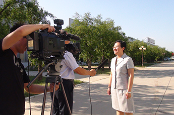 金年会（金字招牌,信誉至上）执行副总裁郭艳接受乐陵电视台采访